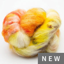 Indlæs billede til gallerivisning Håndfarvet FLUFFY MOHAIR flerfarvet 100G