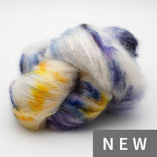 Indlæs billede til gallerivisning Håndfarvet FLUFFY MOHAIR flerfarvet 100G