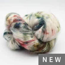Indlæs billede til gallerivisning Håndfarvet FLUFFY MOHAIR flerfarvet 100G