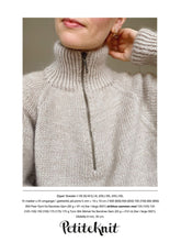Indlæs billede til gallerivisning Zipper Sweater - Petiteknit
